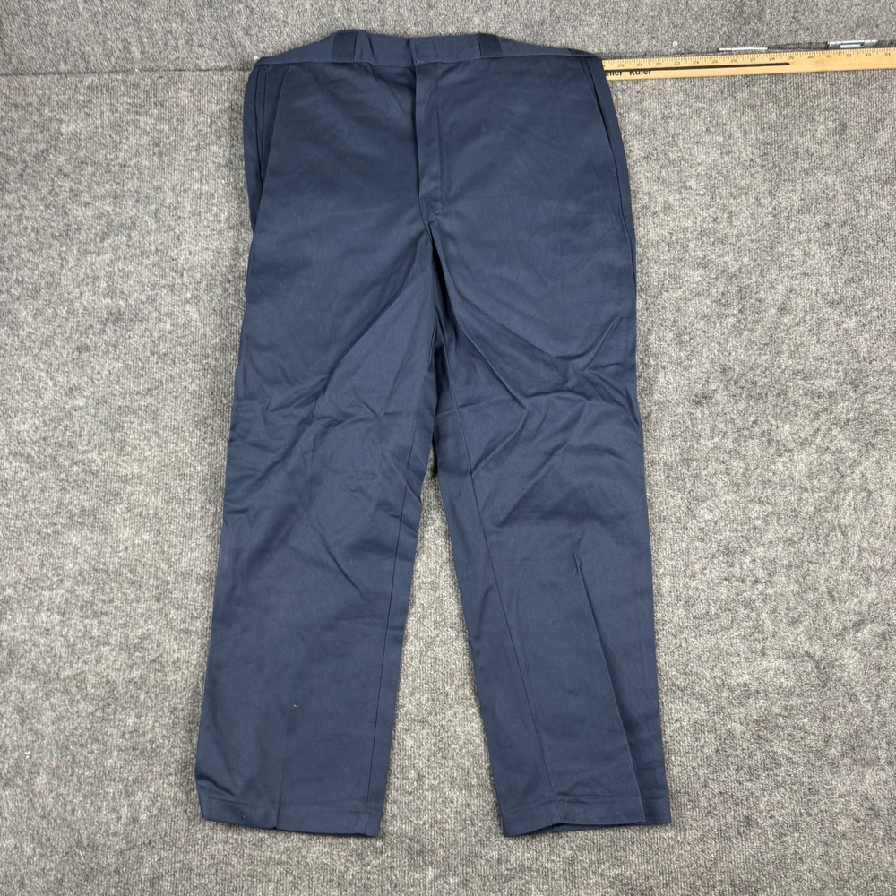 Dickies Pants Mens Size 38x30 Navy Blue 874 Original Fit Straight Leg Workwear